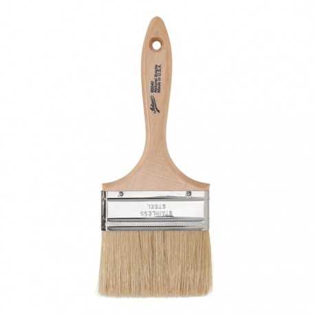 Ateco 60040 Ateco 4" White Flat Pastry Brush Pastry Brush Ateco 60040 Ateco 4" White Flat Pastry Brush Pastry Brush