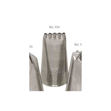 Ateco 134 - Vermicelli Pastry Tip- Stainless Steel