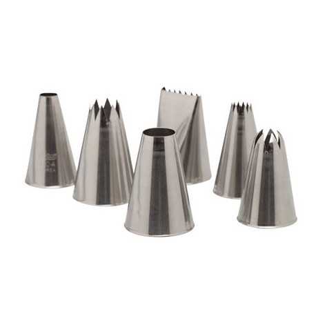 Ateco 787 Ateco 6-Piece Pastry Tube Set Pastry Tips Sets Ateco 787 Ateco 6-Piece Pastry Tube Set Pastry Tips Sets