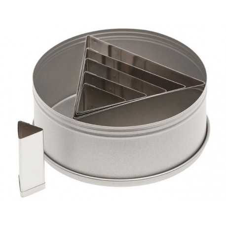 Ateco 5256 Ateco Triangle Stainless Steel Cookie Cutter Set 6Pc Stainless Steel Cookie Cutters Ateco 5256 Ateco Triangle Stainless Steel Cookie Cutter Set 6Pc Stainless Steel Cookie Cutters