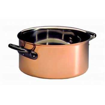 Bourgeat 367028 Matfer Bourgeat Copper Casserole Without Lid 11" Bourgeat Copper Cookware