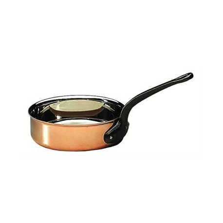 Bourgeat 372024 Matfer Bourgeat Copper Saute Pan Without Lid 9 3/8" Bourgeat Copper Cookware Bourgeat 372024 Matfer Bourgeat Copper Saute Pan Without Lid 9 3/8" Bourgeat Copper Cookware