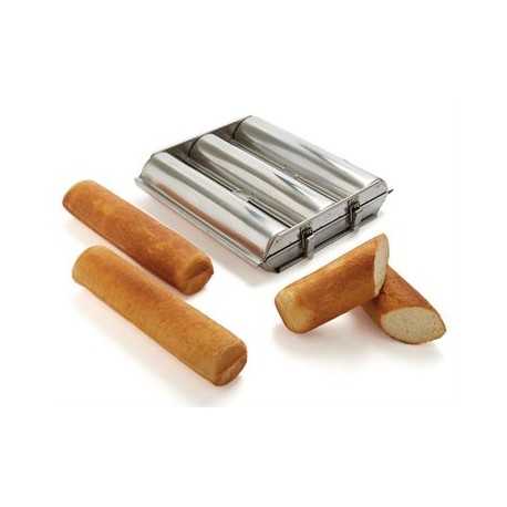 Matfer Bourgeat Triple Round Bread Mold 2 3/4"