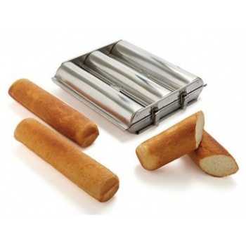 Matfer Bourgeat Triple Round Bread Mold 1 3/4"