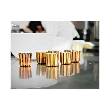 Matfer Bourgeat Cannele Copper Tin Lined Molds - Each Matfer Bourgeat Cannele Copper Tin Lined Molds - Each