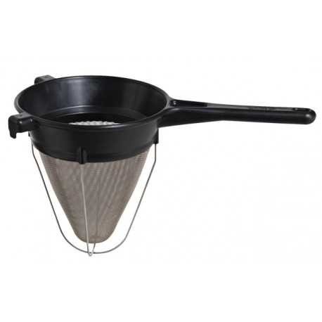 Matfer Bourgeat Exoglass Bouillon Strainer 8” Diameter - Black Matfer Bourgeat Exoglass Bouillon Strainer 8” Diameter - Black