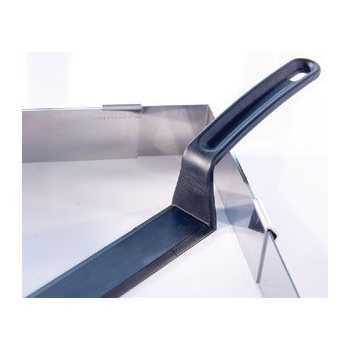 Matfer Bourgeat Exoglass Bent Spatula Black 17"