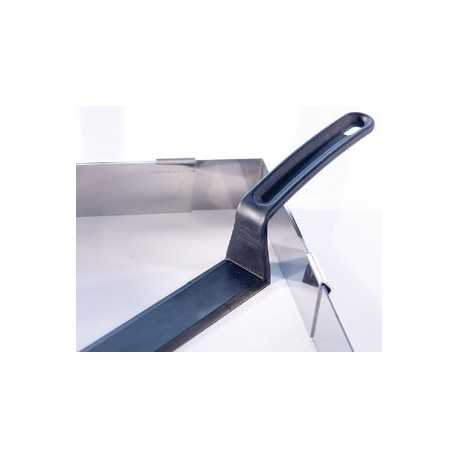 Matfer Bourgeat Exoglass Bent Spatula Black 17"