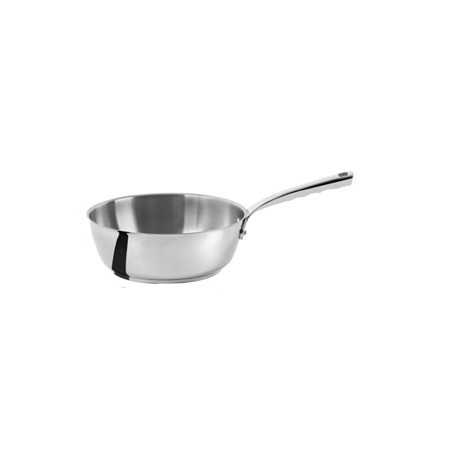 De Buyer 3411.24 De Buyer Rounded sauté-pan Stainless Steel MILADY ø 9 1/2''- 3.2qt Milady Stainless Steel Cookware De Buyer 3411.24 De Buyer Rounded sauté-pan Stainless Steel MILADY ø 9 1/2''- 3.2qt Milady Stainless Steel Cookware