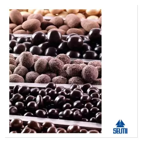 Selmi A-1350 Selmi Coating Pan - Comfit Chocolate and Confectionery Coating Equipment Selmi A-1350 Selmi Coating Pan - Comfit Chocolate and Confectionery Coating Equipment