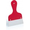 Martellato RAS 5 Chocolate Stainless Steel Scrapers - 9.8'' Wide Metal Scrapers