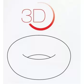 Pavoni Silicone Entremets Mold - DONUT Ring Insert - KE020 - Ø 153 mm - Inter. Ø 78mm - Height 44 mm
