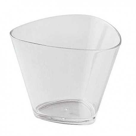 Disposable Triangular Dessert Cups - 4.1 oz. - 3.3'' x 3.3'' x 2.5'' - 100 pcs Disposable Triangular Dessert Cups - 4.1 oz. - 3.3'' x 3.3'' x 2.5'' - 100 pcs