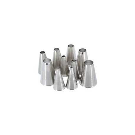 Ateco 810 Ateco 10-Piece Plain Tube Set - Stainless Steel Pastry Tips Sets Ateco 810 Ateco 10-Piece Plain Tube Set - Stainless Steel Pastry Tips Sets