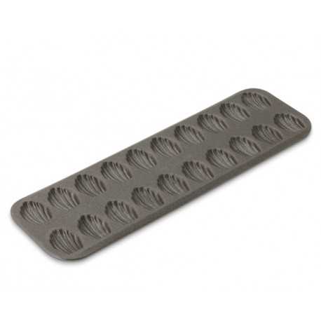 Gobel Non-Stick Mini Madeleine Sheet - 15.5''x 5''X 3/4'' & 1 3/4''X1 1/8''X 3/4'' Gobel Non-Stick Mini Madeleine Sheet - 15.5''x 5''X 3/4'' & 1 3/4''X1 1/8''X 3/4''