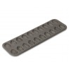 Gobel Non-Stick Mini Madeleine Sheet - 15.5''x 5''X 3/4'' & 1 3/4''X1 1/8''X 3/4''