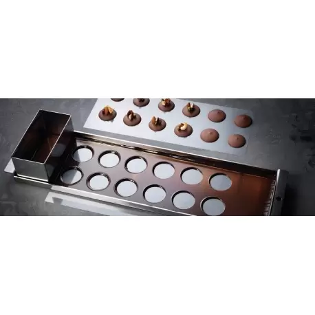 Matfer Bourgeat 385040 Matfer Bourgeat Kit for Making Chocolate Tuiles and Discs - 1 /2'' diam. - 2mm Palets Chocolate Tuiles... Matfer Bourgeat 385040 Matfer Bourgeat Kit for Making Chocolate Tuiles and Discs - 1 /2'' diam. - 2mm Palets Chocolate Tuiles...