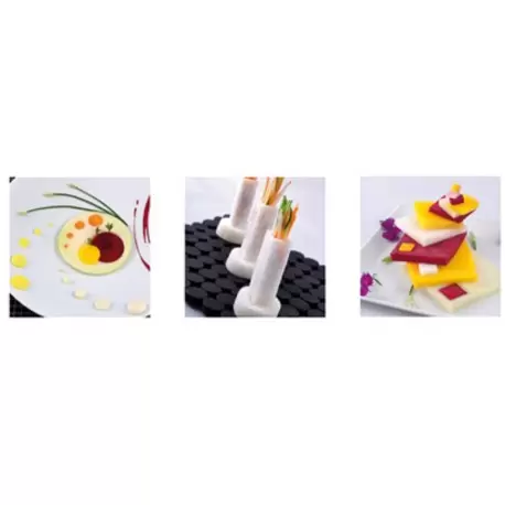 Louis Tellier 1205 Food Designer Stainless Steel Set of 5 Round Cutters + 3 pushers - 5mm-25mm Decorating Tools Louis Tellier 1205 Food Designer Stainless Steel Set of 5 Round Cutters + 3 pushers - 5mm-25mm Decorating Tools