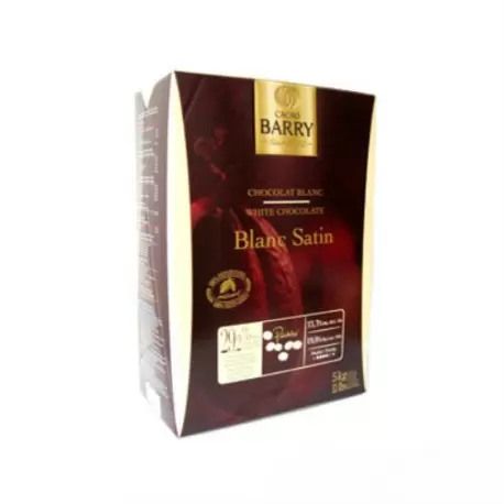 Cocoa Barry Chocolate Couverture Blanc Satin 29.2% cocoa 33% fat content - 11Lbs Cocoa Barry Chocolate Couverture Blanc Satin 29.2% cocoa 33% fat content - 11Lbs
