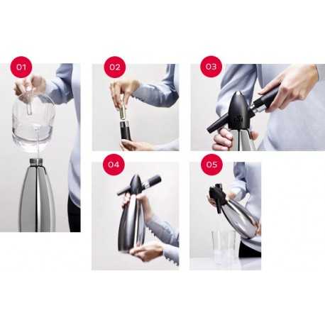 iSi 1004 iSi Stainless Steel Soda Siphon 26 oz. (Polished Stainless Steel) Soda Siphons iSi 1004 iSi Stainless Steel Soda Siphon 26 oz. (Polished Stainless Steel) Soda Siphons
