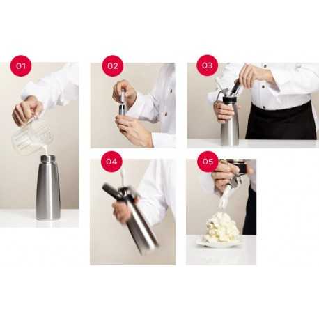 iSi 163001 iSi Cream Profi Whip Professional Cream Whipper - 1 Pint Cream Whippers iSi 163001 iSi Cream Profi Whip Professional Cream Whipper - 1 Pint Cream Whippers