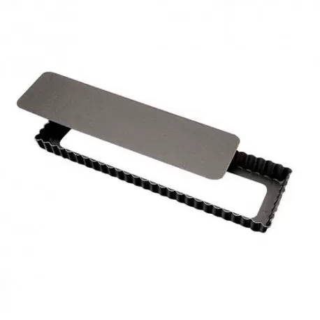 Paderno 225410 Nonstick Rectangular Tart Pan - Removable Bottom - 13.75'' by 4.325'' Tart & Quiches Pans Paderno 225410 Nonstick Rectangular Tart Pan - Removable Bottom - 13.75'' by 4.325'' Tart & Quiches Pans