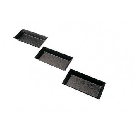 Paderno 47725-09 Non-Stick Finnanciers Molds - 3 7/8" X 2" X 1/2" - Set of 12 Madeleine & Petits Fours Paderno 47725-09 Non-Stick Finnanciers Molds - 3 7/8" X 2" X 1/2" - Set of 12 Madeleine & Petits Fours