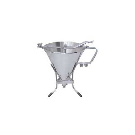 De Buyer Automatic professional Stainless Steel piston funnel KWIK PRO - 2Qt.