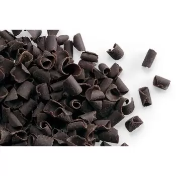 Belgian Chocolate Curls - Blossom Curls Dark - 12 Oz