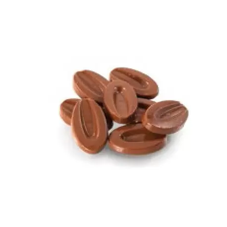Valrhona Professional Signature Range Satilia Milk 35% cocoa 43% sugar 37% fat content 21% whole milk - 2Lb - Feves