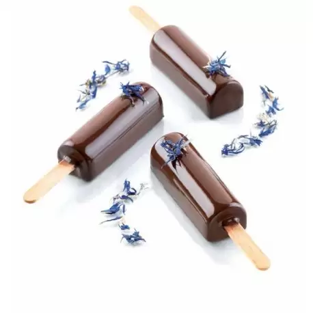 Silikomart 25.373.87.0065 Silikomart Set of 2 Ice Cream Molds - Tray and 50 Sticks - Mini Pick Bar 60 x 20 h 20 mm Ice Cream ... Silikomart 25.373.87.0065 Silikomart Set of 2 Ice Cream Molds - Tray and 50 Sticks - Mini Pick Bar 60 x 20 h 20 mm Ice Cream ...