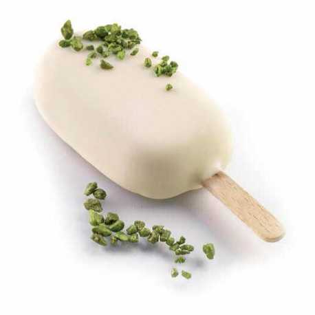 Silikomart Set of 2 Mini Ice Cream Molds - Tray and 50 Sticks - Mini Traditional Shaped - L 15.5 x W 11.75 x H 1.27 Silikomart Set of 2 Mini Ice Cream Molds - Tray and 50 Sticks - Mini Traditional Shaped - L 15.5 x W 11.75 x H 1.27