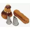 Pastry Chef's Boutique 2966 Stainless Steel Ribbon Tips - 14 mm (0.56'') Specialty Pastry Tips