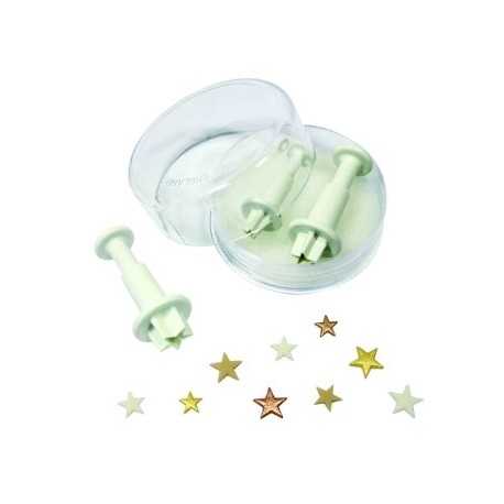 PME SA700 PME Star Cutter - Mini Stars Fondant Cutters & Plungers PME SA700 PME Star Cutter - Mini Stars Fondant Cutters & Plungers