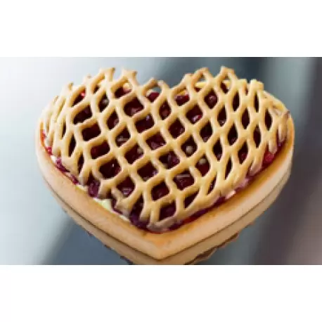 De Buyer 3099.50 De Buyer L'Ecole Valrhona Stainless Steel Perforated Tart Ring - Heart 3099.50 Other Shaped Rings De Buyer 3099.50 De Buyer L'Ecole Valrhona Stainless Steel Perforated Tart Ring - Heart 3099.50 Other Shaped Rings