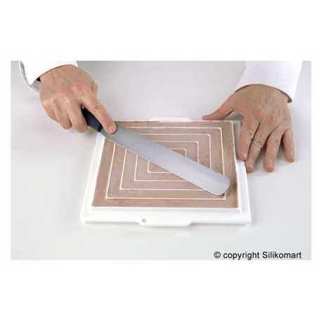 Silikomart Square Inserts Mold for Entremets 40x40mm to 240x240mm H 10 mm