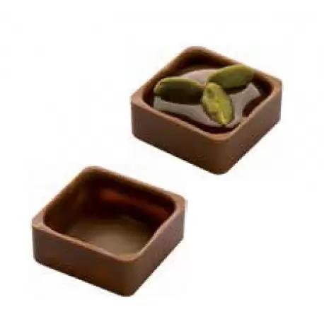 Polycarbonate Chocolate Shells Molds - Square - 24 Cavity - 9g