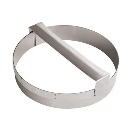 Gobel Large Pastry Cutter With Handle - Stainless Steel - Diam 26cm x42mm Height.