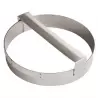Gobel Large Pastry Cutter With Handle - Stainless Steel - Diam 26cm x42mm Height.