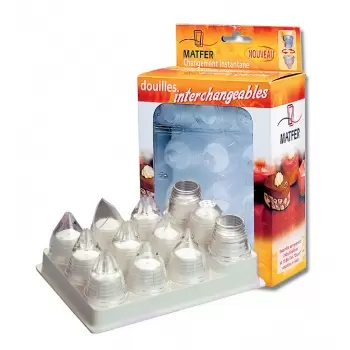 Matfer Bourgeat Set of 10 Interchangeable Polycarbonate Pastry Tips