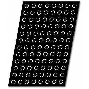 Sasa Demarle Flexipan Origine - Mini Half-Spheres Ø 1'' -18” x 26” (400 x 600 mm)- 45 Indents - FP 1977