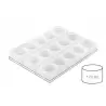 Silikomart 25.170.87.4598 Silikomart Professional MULTIFLEX 70/3 - SET 3 SILICONE MOULD ø 70 x 45 mm Clear Silikomart Silicon...