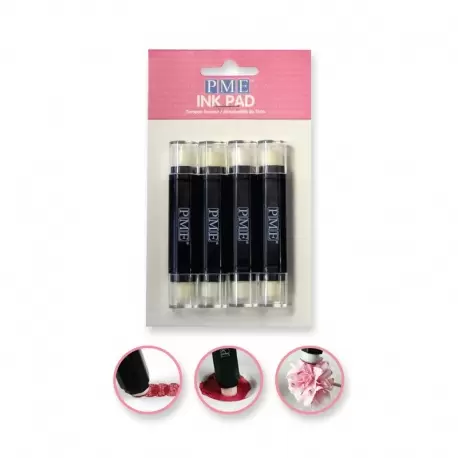 PME IP1008 PME Ink Pad - Set of 4 Edible Markers PME IP1008 PME Ink Pad - Set of 4 Edible Markers