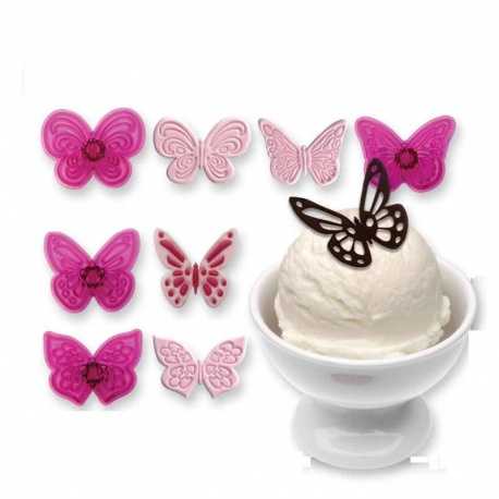PME 1101CC004 PME Lacy Butterflies Cutters- Set of 4 - 1 1/2'' Diam Fondant Cutters & Plungers PME 1101CC004 PME Lacy Butterflies Cutters- Set of 4 - 1 1/2'' Diam Fondant Cutters & Plungers