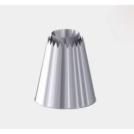 De Buyer Stainless Steel Sultan Pastry Tip Nozzle - Protruding Cone