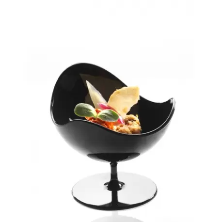 Pastry Chef's Boutique BC3N - PS Plastic Mini Dishes Ball Chair Black - 1.7 oz Ø 2.8'' H 2.7''- 200pcs Plastic Mini Cups and ... Pastry Chef's Boutique BC3N - PS Plastic Mini Dishes Ball Chair Black - 1.7 oz Ø 2.8'' H 2.7''- 200pcs Plastic Mini Cups and ...