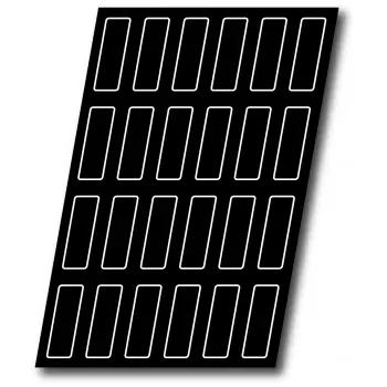 Sasa Demarle Flexipan Origine - Bars 1.56'' x 4.75'' (40 x 120 mm) Depth 1'' (25 mm) - 18'' x 26'' (400 x 600 mm) 24 Inde