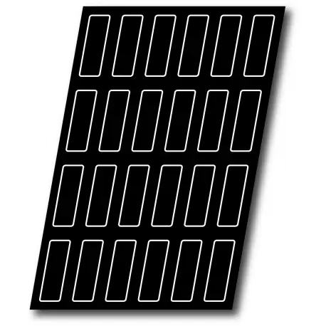 Sasa Demarle Flexipan Origine - Bars 1.56'' x 4.75'' (40 x 120 mm) Depth 1'' (25 mm) - 18'' x 26'' (400 x 600 mm) 24 Inde