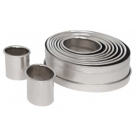 Ateco 5254 Ateco Plain Oval Stainless Steel Cookie Cutter Set - 9pcs Stainless Steel Cookie Cutters Ateco 5254 Ateco Plain Oval Stainless Steel Cookie Cutter Set - 9pcs Stainless Steel Cookie Cutters