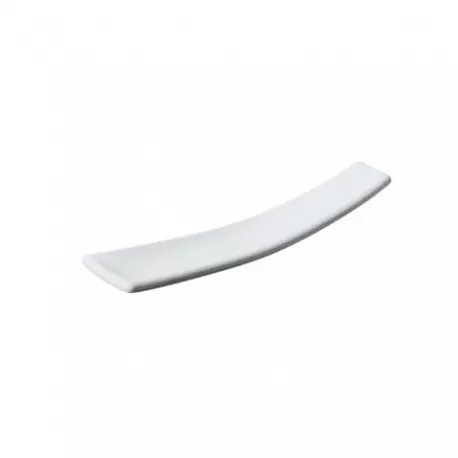 Pastry Chef's Boutique PS32350 - PS Zen Spoon White 3.9'' x 1.1'' x 0.7'' - 400pcs Plastic Mini Dishes Pastry Chef's Boutique PS32350 - PS Zen Spoon White 3.9'' x 1.1'' x 0.7'' - 400pcs Plastic Mini Dishes